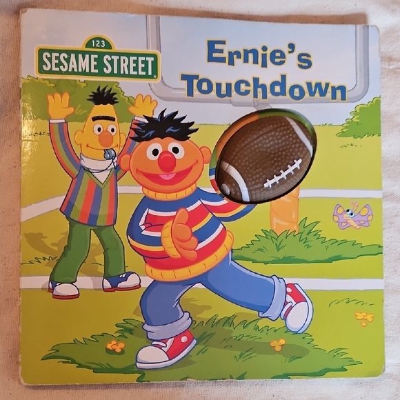 Sesame Street Ernie's Touchdown Book - Picture 1 of 9